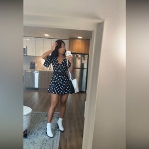 Nasty Gal - Polka Dot Romper - Size Small